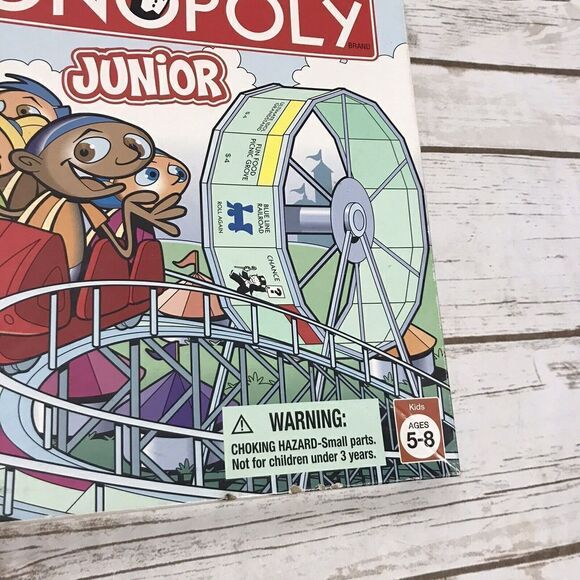 Monopoly Junior Amusement Park Edition 2005 Replacement Pawns & Board - Picture 2 of 7